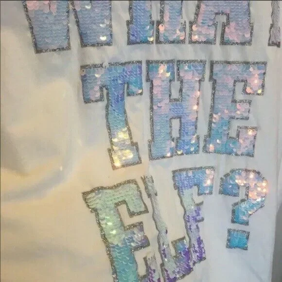 Victoria’s Secret VS Christmas Sequin Shirt Top - Picture 5 of 5